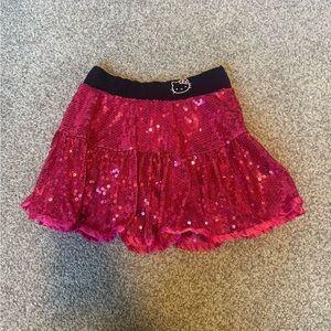 Hello Kitty Pink Sequin Skirt
